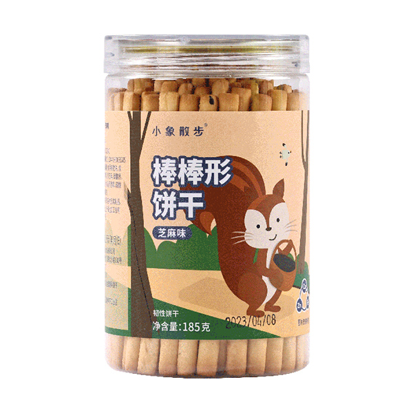  小象散步棒棒形餅干-芝麻味
