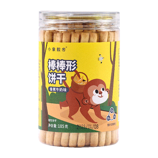  小象散步棒棒形餅干-香蕉牛奶味
