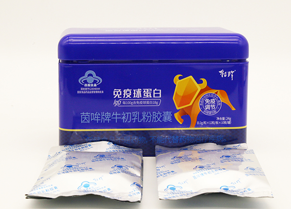  乳珍免疫球蛋白茵哞牌牛初乳粉膠囊3