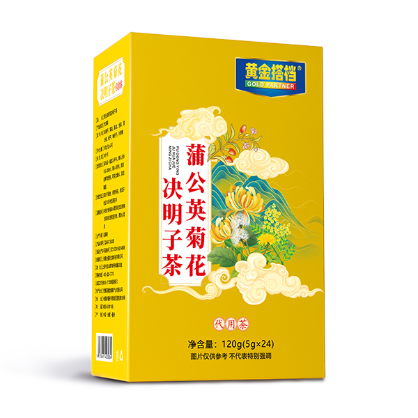  黃金搭檔蒲公英菊花決明子茶