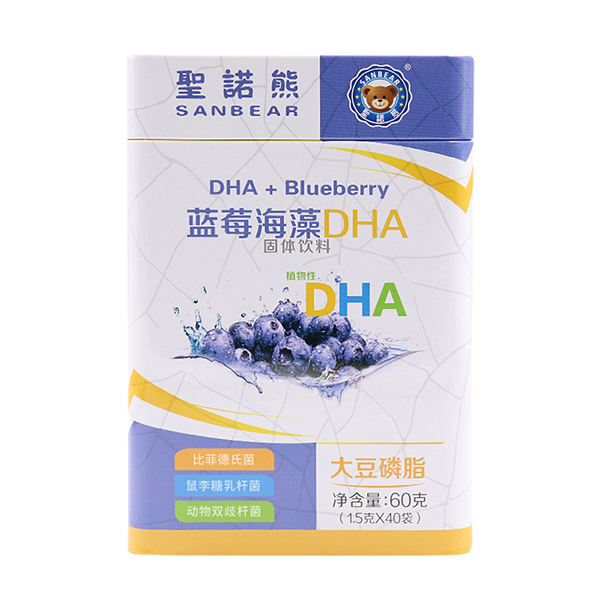  圣诺熊蓝莓海藻DHA固体饮料