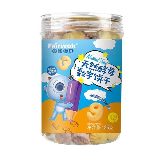 菲尔沃克天然酵母数字饼干
