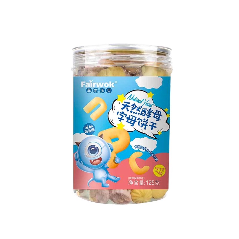 菲尔沃克天然酵母字母饼干