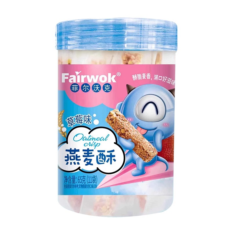 菲尔沃克燕麦酥 草莓味