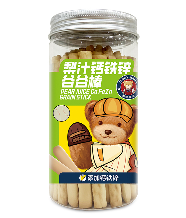  泰迪魔法梨汁鈣鐵鋅谷谷棒