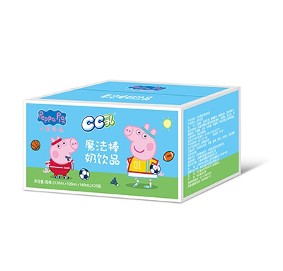  小猪佩奇CC乳魔法棒奶饮品380mlx20瓶