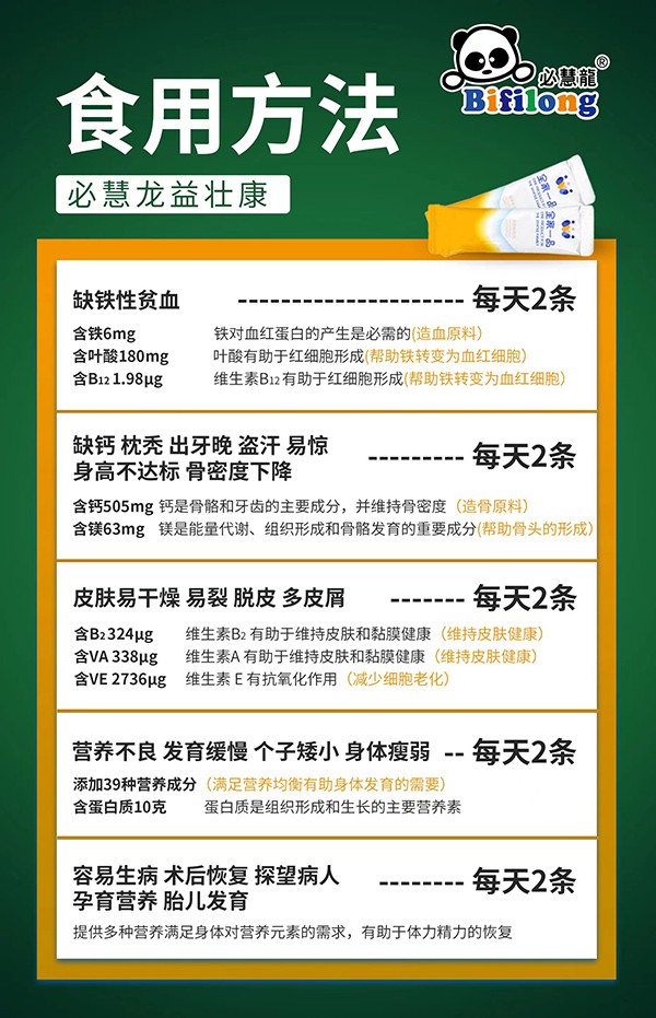  必慧龍益壯康成長營養(yǎng)補充粉7