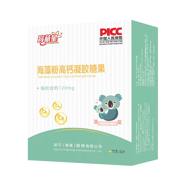   育萌星海藻粉高鈣凝膠糖果 豎版