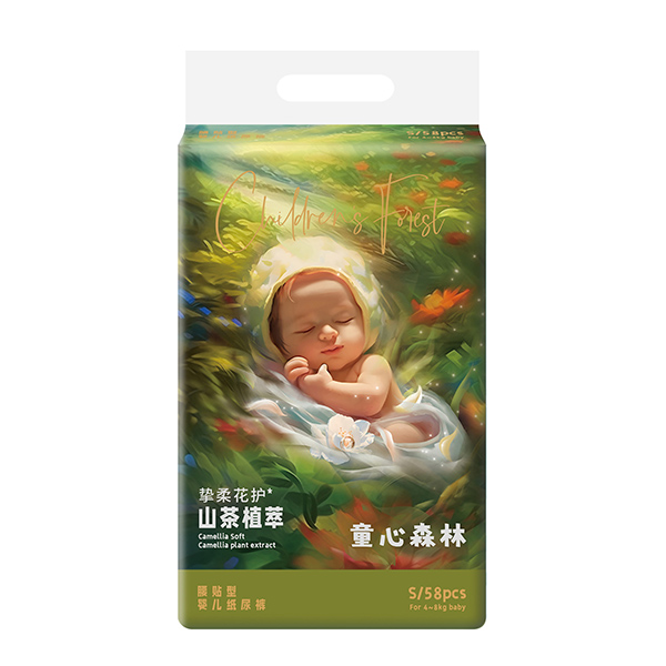  童心森林山茶植萃腰貼型紙尿褲S58