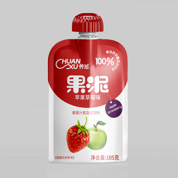  傳旭果泥 蘋果草莓味
