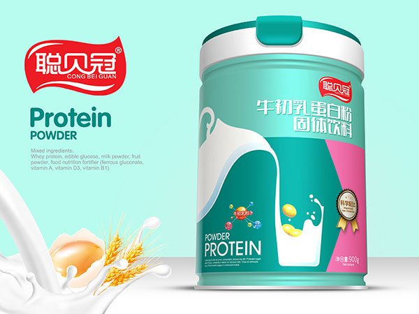  聰貝冠牛初乳蛋白粉圓聽