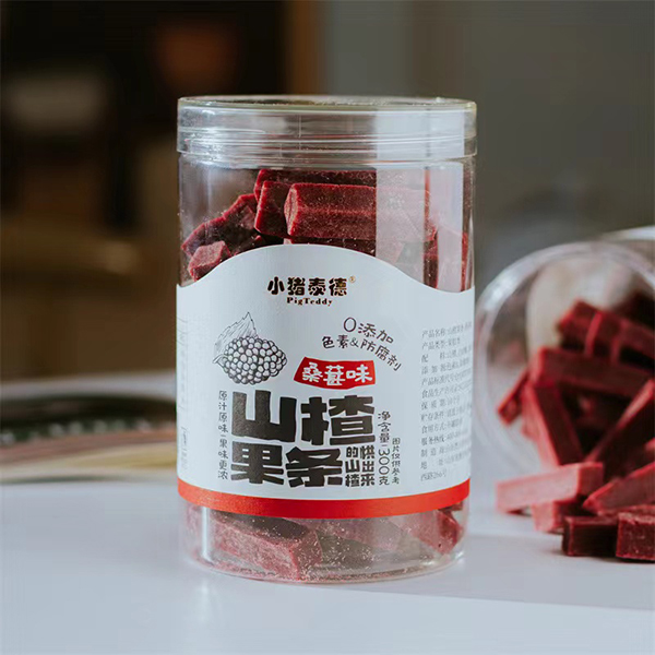  小豬泰德山楂果條 桑葚味