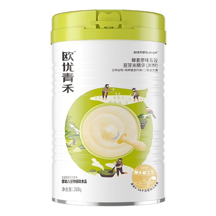  歐優(yōu)青禾酵素原味五谷胚芽米精華(米粉)