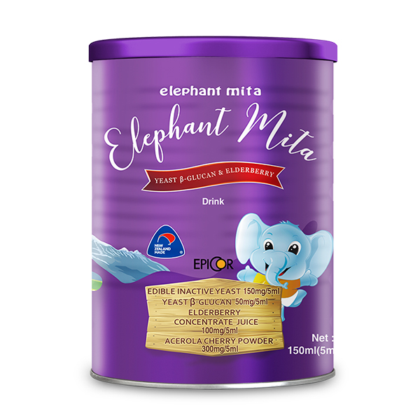  小象米塔elephant mita愛(ài)比柯酵母β-葡聚糖&接骨木莓飲品