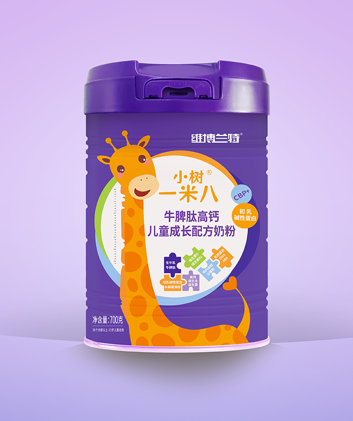  維博蘭特小樹一米八牛脾肽高鈣兒童成長配方奶粉