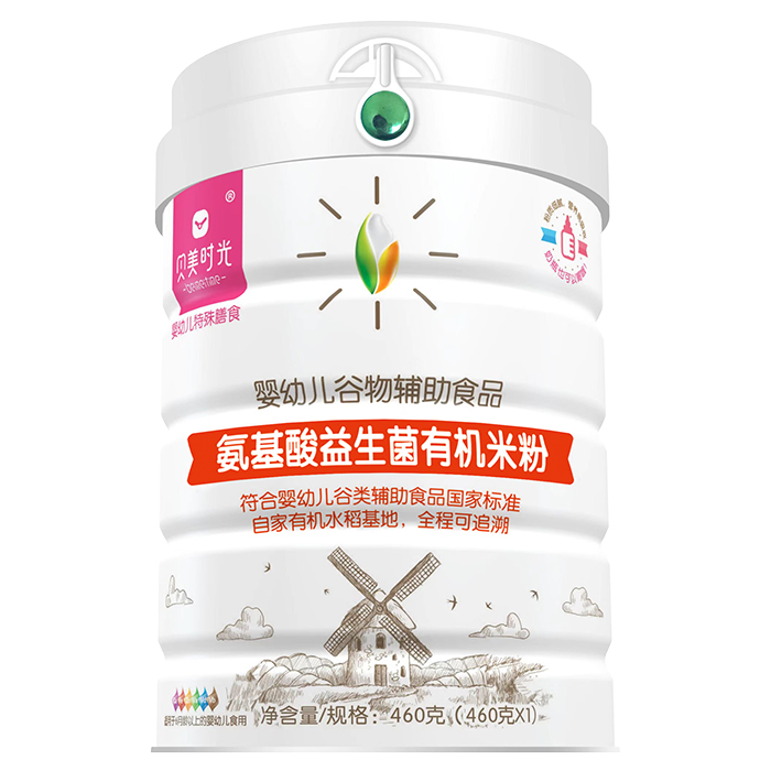  貝美時光氨基酸益生菌有機(jī)米粉