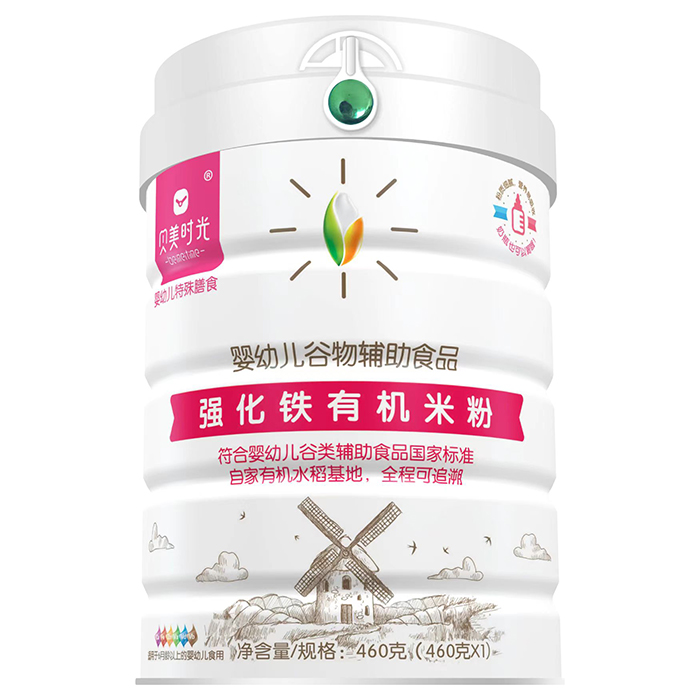  貝美時光強(qiáng)化鐵有機(jī)米粉