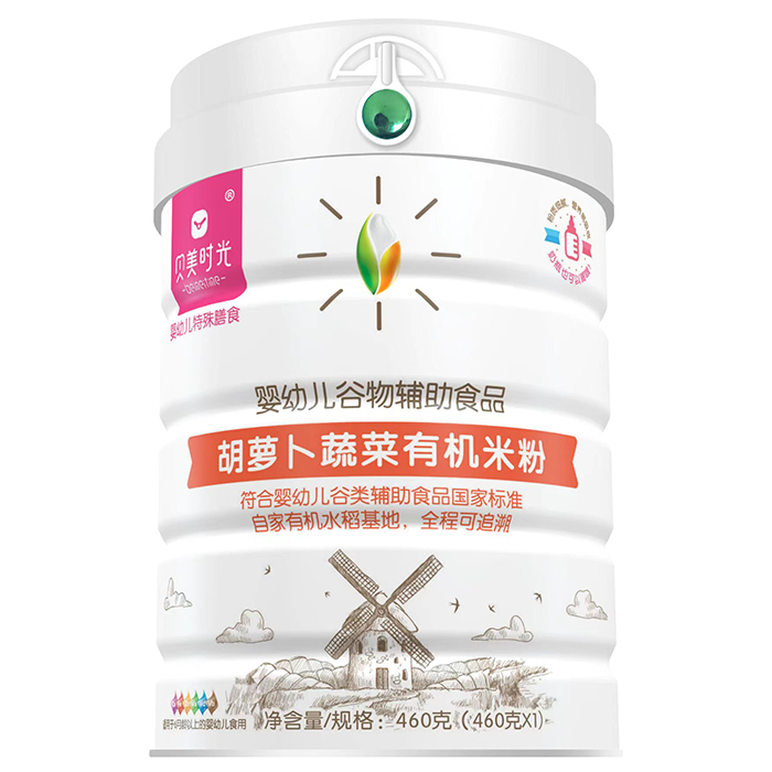  貝美時光胡蘿卜蔬菜有機(jī)米粉
