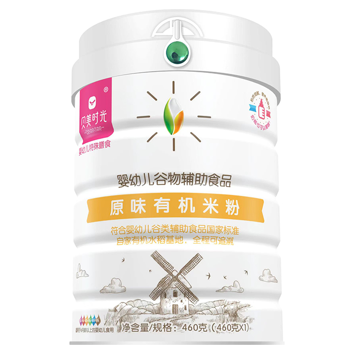  貝美時光原味有機(jī)米粉