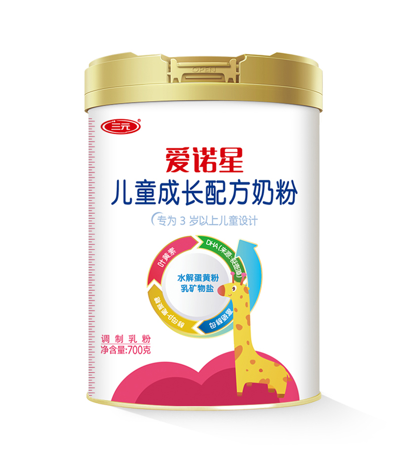 三元愛諾星兒童成長(zhǎng)配方奶粉