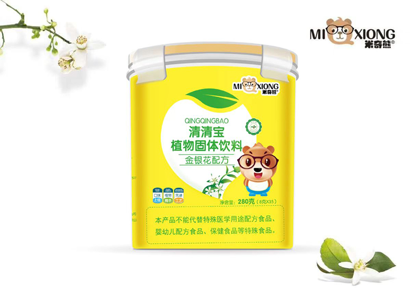  米奇熊清清寶植物固體飲料 金銀花配方