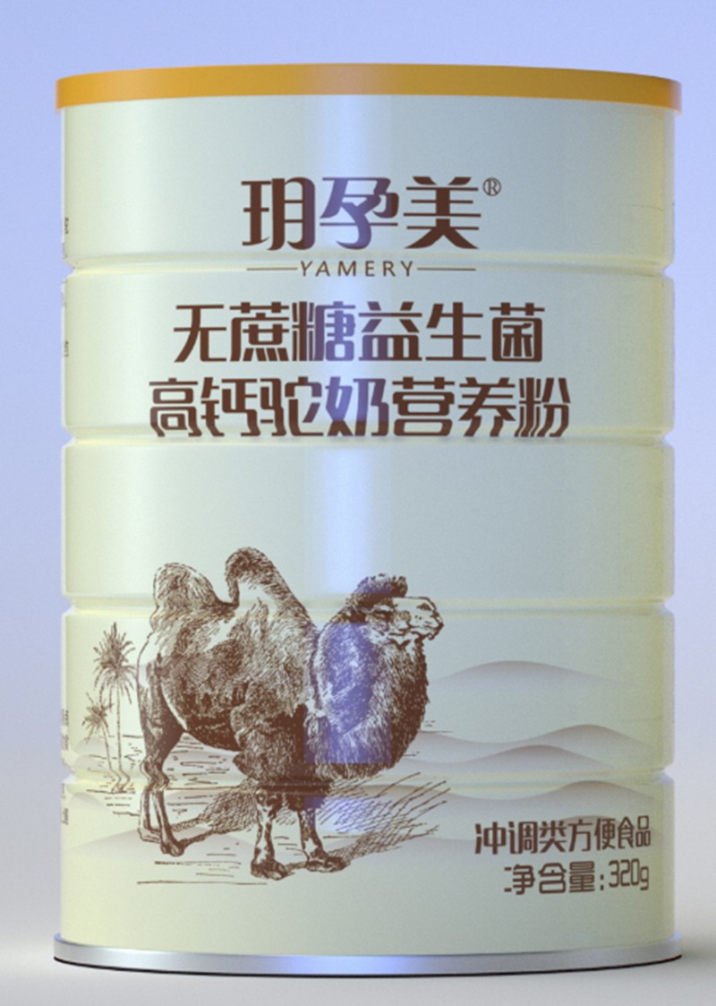  玥孕美無(wú)蔗糖益生菌高鈣駝奶營(yíng)養(yǎng)粉