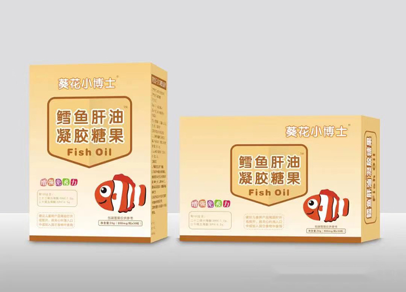  葵花小博士鱈魚肝油凝膠糖果