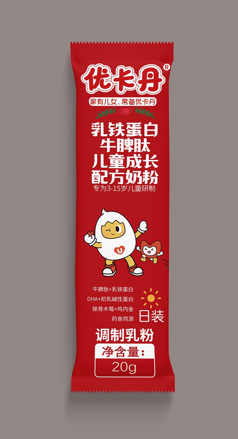  優(yōu)卡丹乳鐵蛋白牛脾肽兒童成長(cháng)配方奶粉 日裝