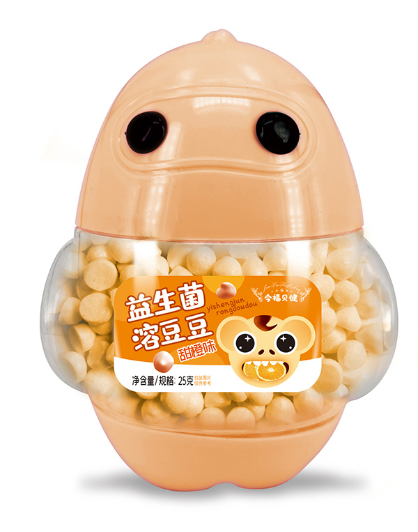  今福貝健企鵝型益生菌溶豆豆-甜橙味