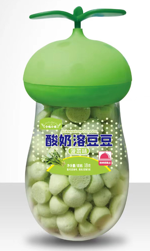  今福貝健益生菌溶豆豆-菠菜味