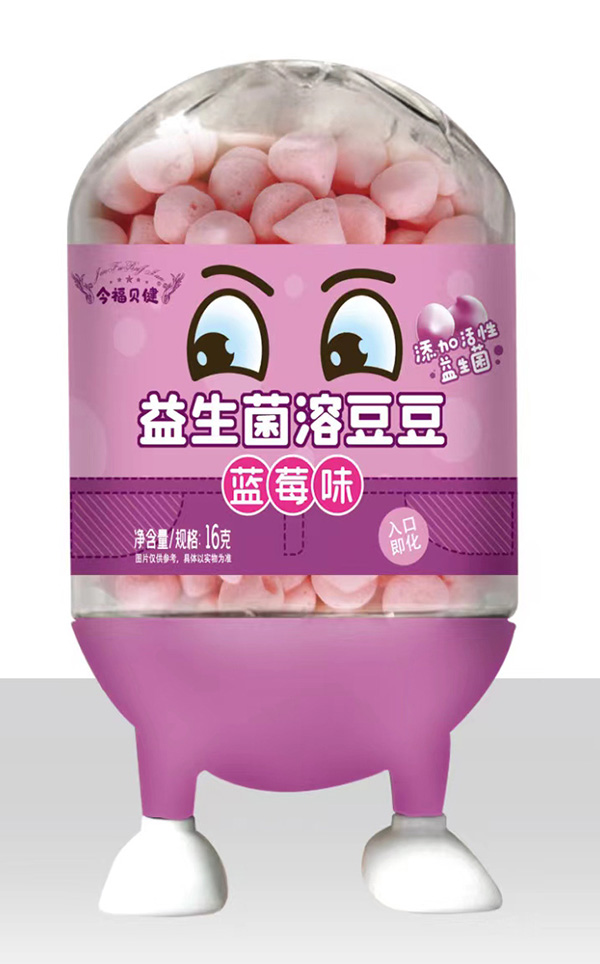  今福貝健卡通益生菌溶豆豆-藍莓味