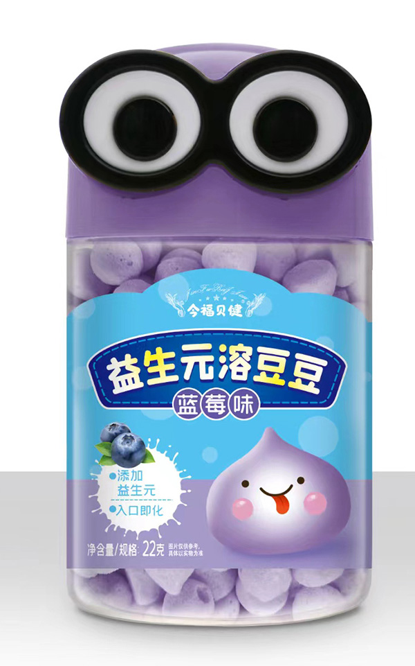  今福貝健大眼型益生菌溶豆豆-藍莓味