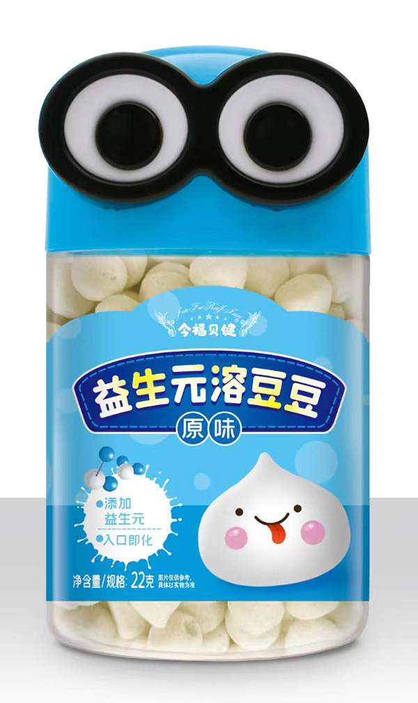  今福貝健大眼型益生菌溶豆豆-原味