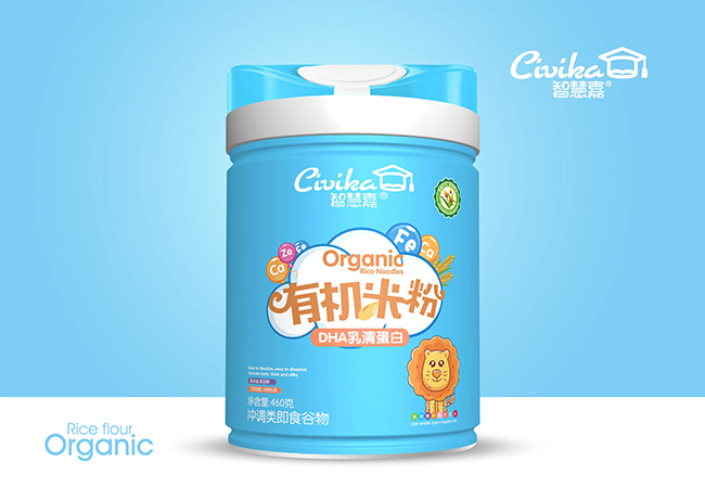 智慧嘉有機(jī)米粉 DHA核桃乳清蛋白