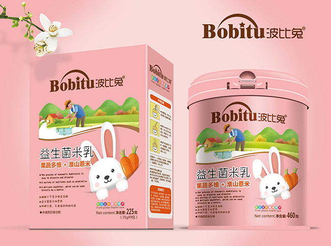  波比兔益生菌米乳 果蔬多維+淮山薏米