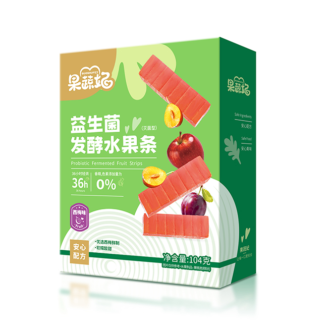  果蔬妃益生菌發(fā)酵水果條 西梅味