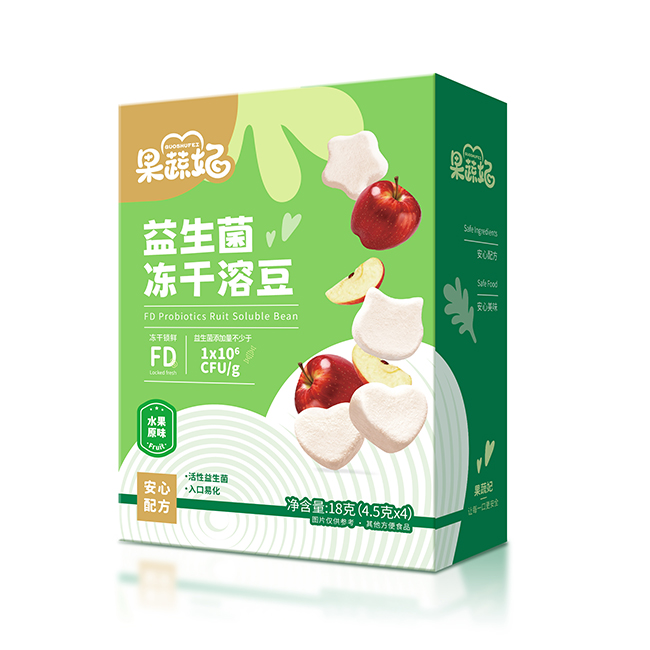  果蔬妃益生菌凍干溶豆 水果原味