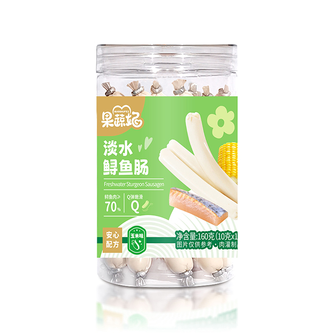  果蔬妃淡水鱘魚腸 玉米味