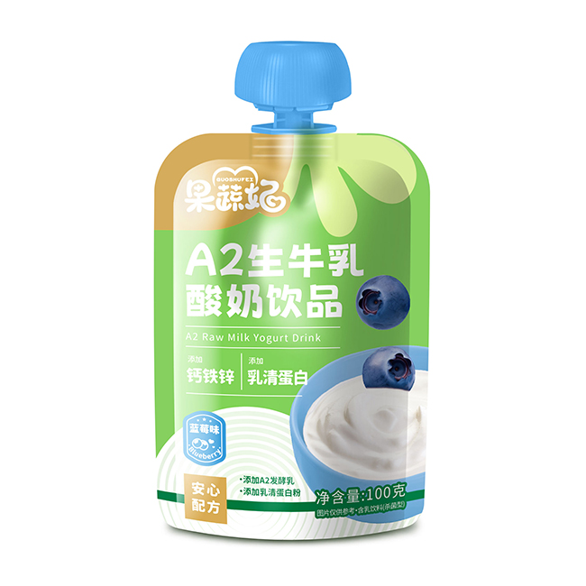  果蔬妃A2生牛乳酸奶飲品 藍(lán)莓味