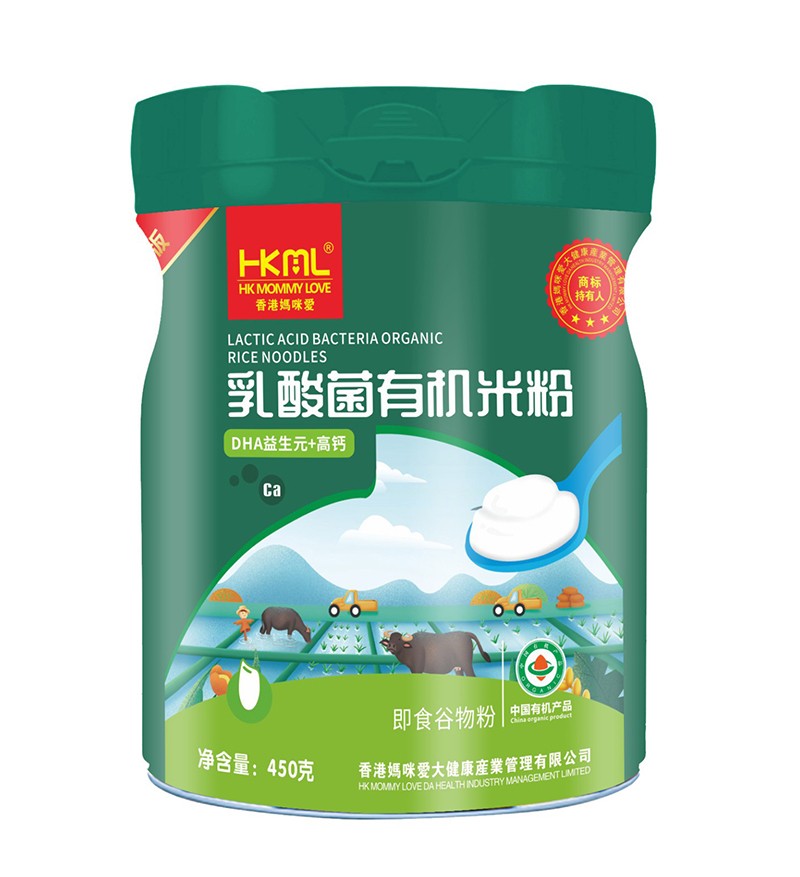 香港媽咪愛乳酸菌有機米粉 DHA益生元+高鈣