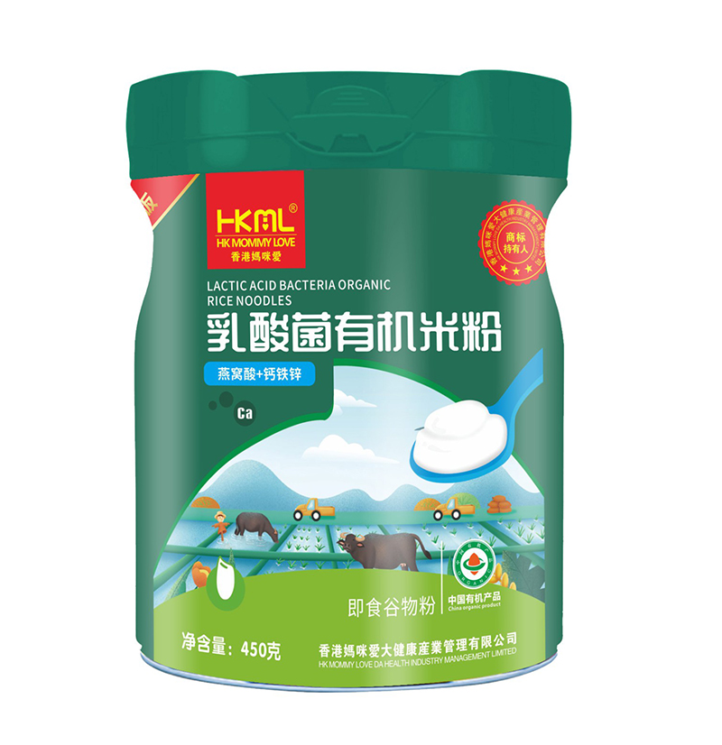  香港媽咪愛乳酸菌有機米粉 燕窩酸+鈣鐵鋅