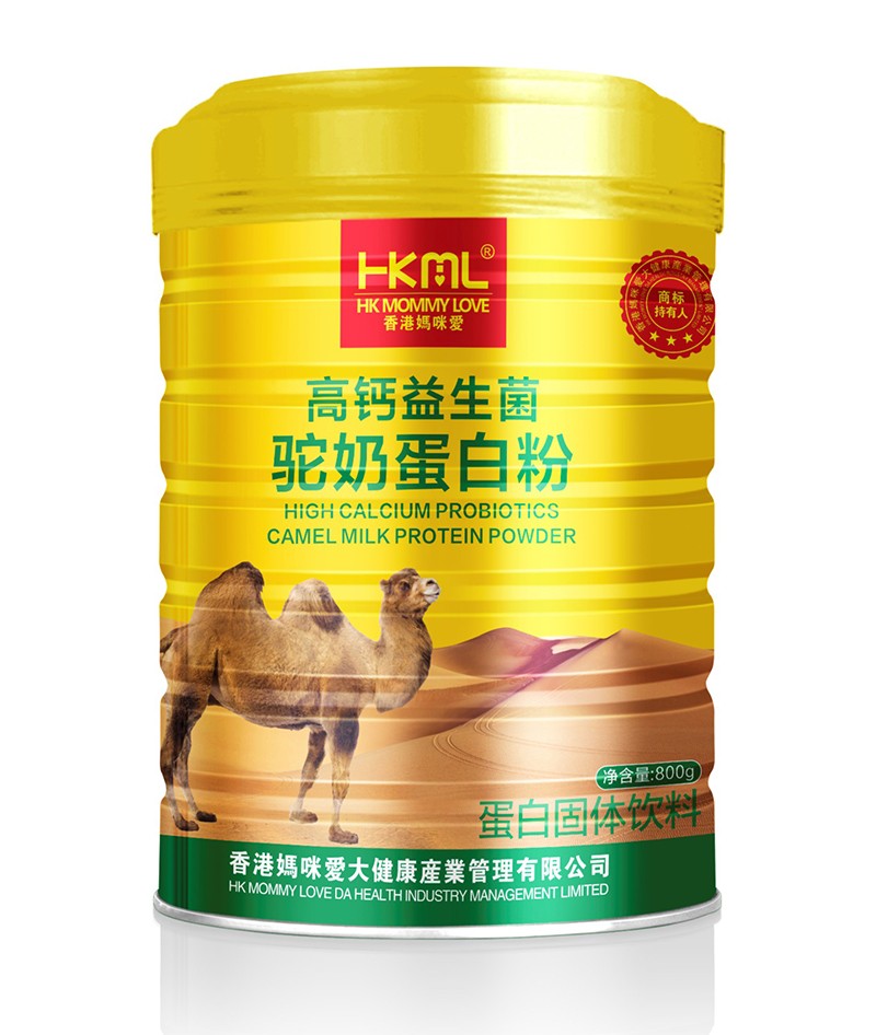  香港媽咪愛(ài)高鈣益生菌駝奶蛋白粉