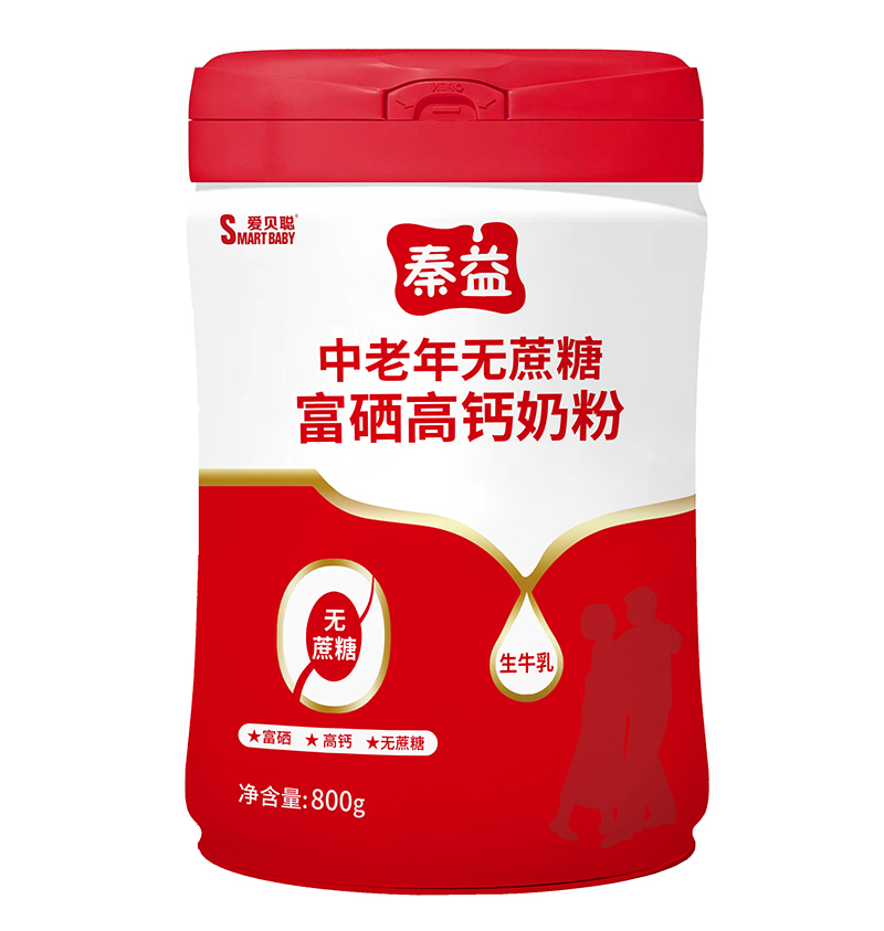 秦益中老年無(wú)蔗糖富硒高鈣奶粉罐裝.jpg