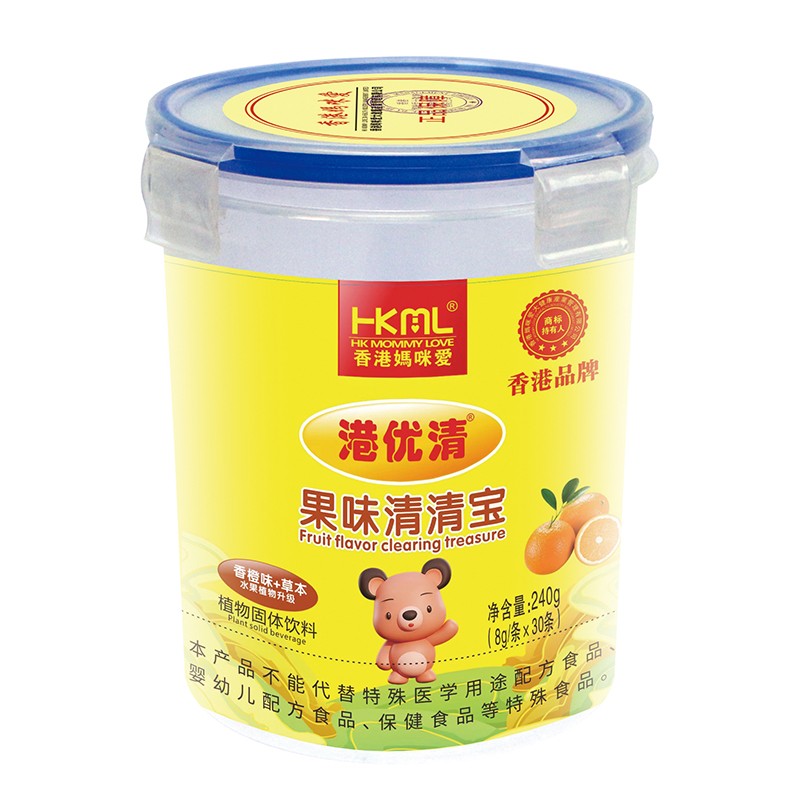  香港媽咪愛(ài)港優(yōu)清果味清清寶 香橙味+草本