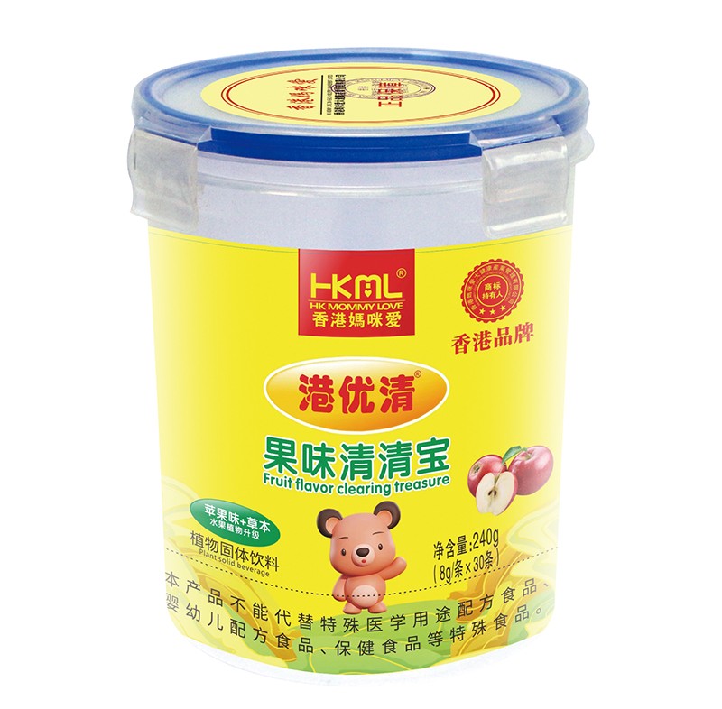  香港媽咪愛(ài)港優(yōu)清果味清清寶 蘋果味+草本