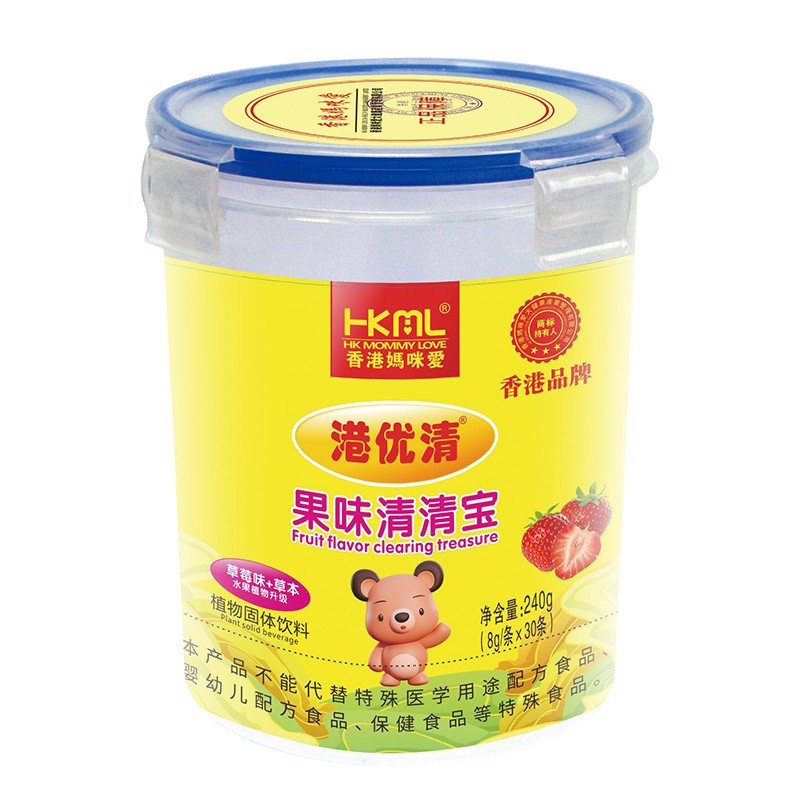 香港媽咪愛(ài)港優(yōu)清果味清清寶 草莓味+草本