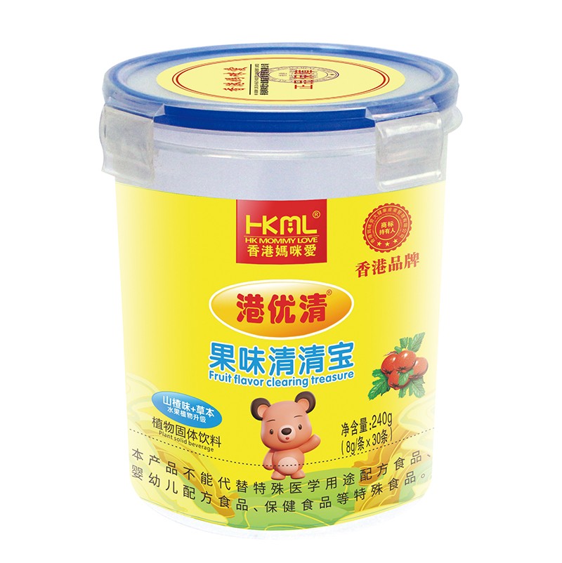  香港媽咪愛(ài)港優(yōu)清果味清清寶 山楂味+草本