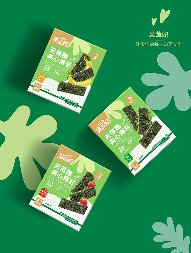 果蔬妃無蔗糖夾心海苔