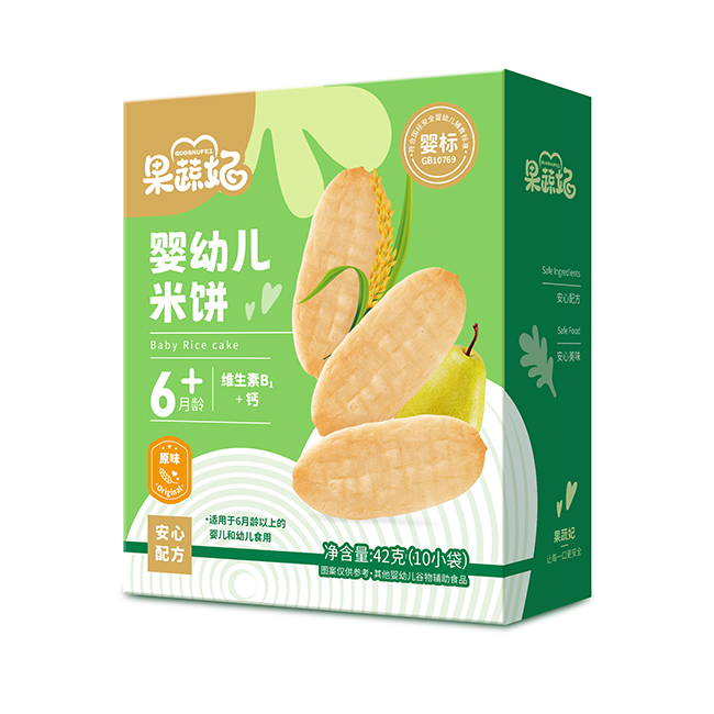 果蔬妃嬰幼兒米餅 原味