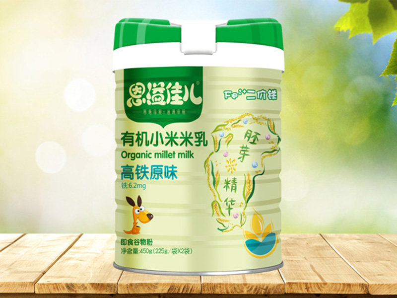  恩溢佳兒有機(jī)小米米乳 高鐵原味